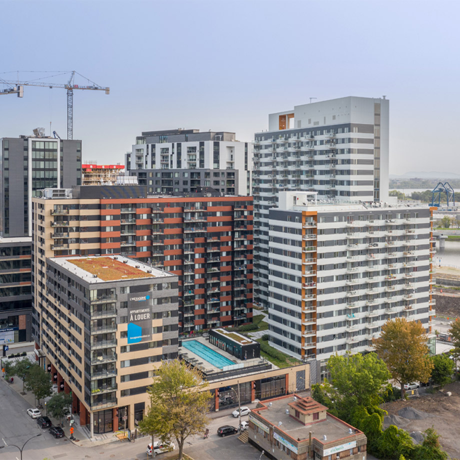 Les appartements à louer d'Hexagone Appartements au centre-ville à Griffintown