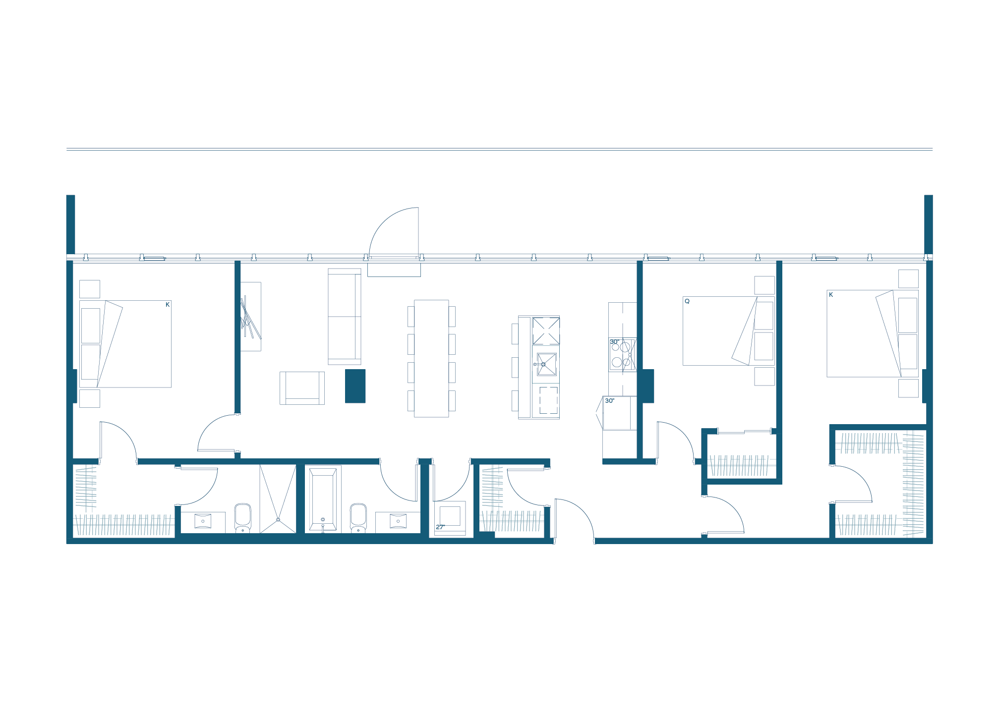 Plan du projet Éolia Appartements à Brossard