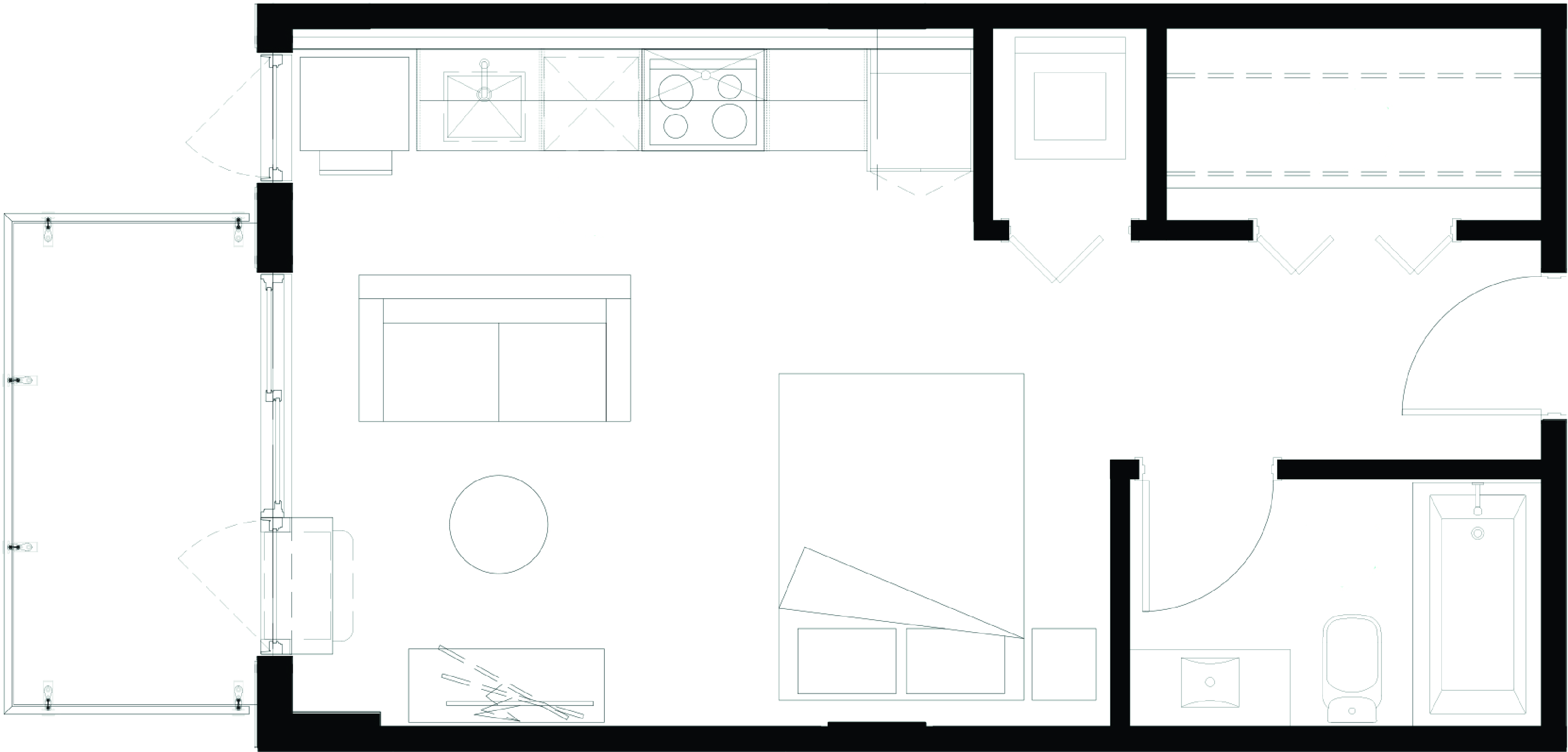 Plan du projet Hexagone Appartements à Griffintown