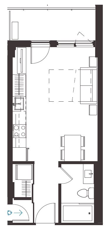 Plan du projet St Ann Appartements à Griffintown