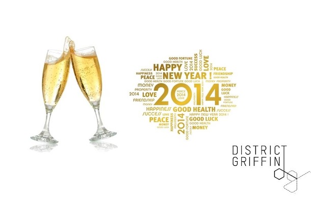 District Griffin vous souhaite pour 2014 : Bonheur, Santé et Amour!