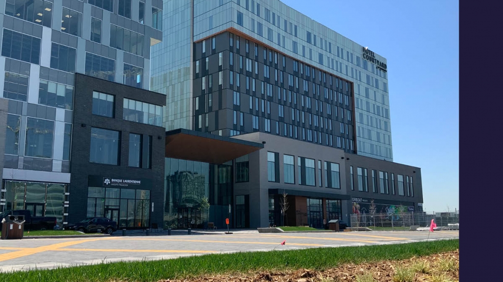 Experience the trendy Courtyard by Marriott Montreal-Brossard Hotel opening June 29