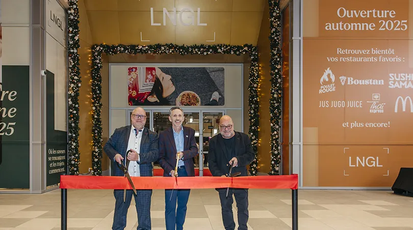M. Éric Deschênes, Vice-président gestion des actifs immobiliers au Fonds de solidarité FTQ, M. Éric Burns, Vice-président, Développement et acquisition au Groupe Devimco, M. Sylvain Larocque, conseiller municipal du district de Longueuil–Montréal-Sud